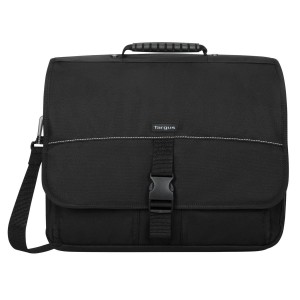 Black Targus 15.6" Messenger Laptop Case | 28310TSUN